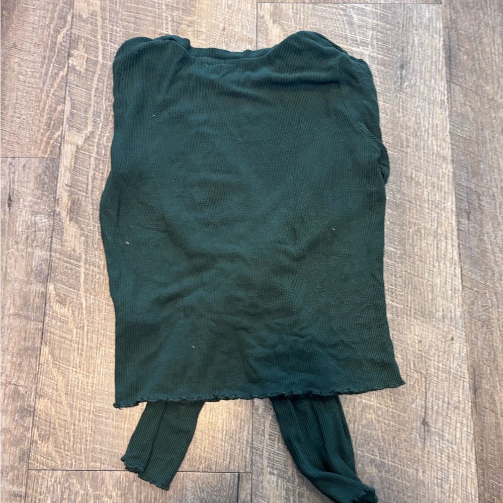 Garage Dark Green Long Sleeve Tee - Picture 2 of 2